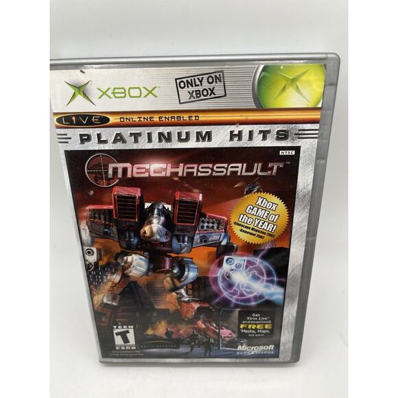 MechAssault (Original Xbox) Platinum Hits CIB COMPLETE & TESTED - Picture 2 of 7